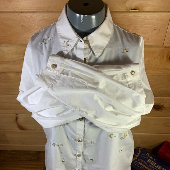 💥CLOSET CLOSE OUT💥 Napa Valley White Lg Sleeve - Picture 2 of 7